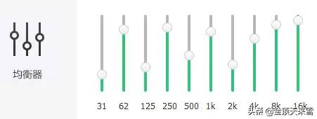 音乐播放器里面的均衡器（EQ）是干嘛的